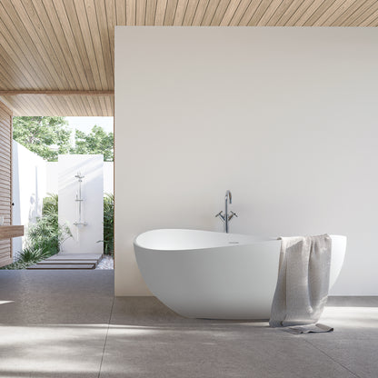 Solid Surface Relaxing Soaking Bathtub by Altair