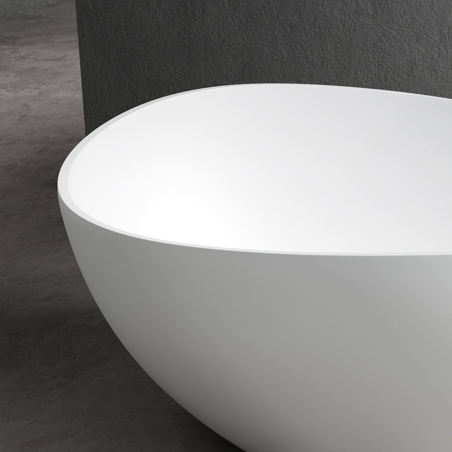 Solid Surface Relaxing Soaking Bathtub by Altair