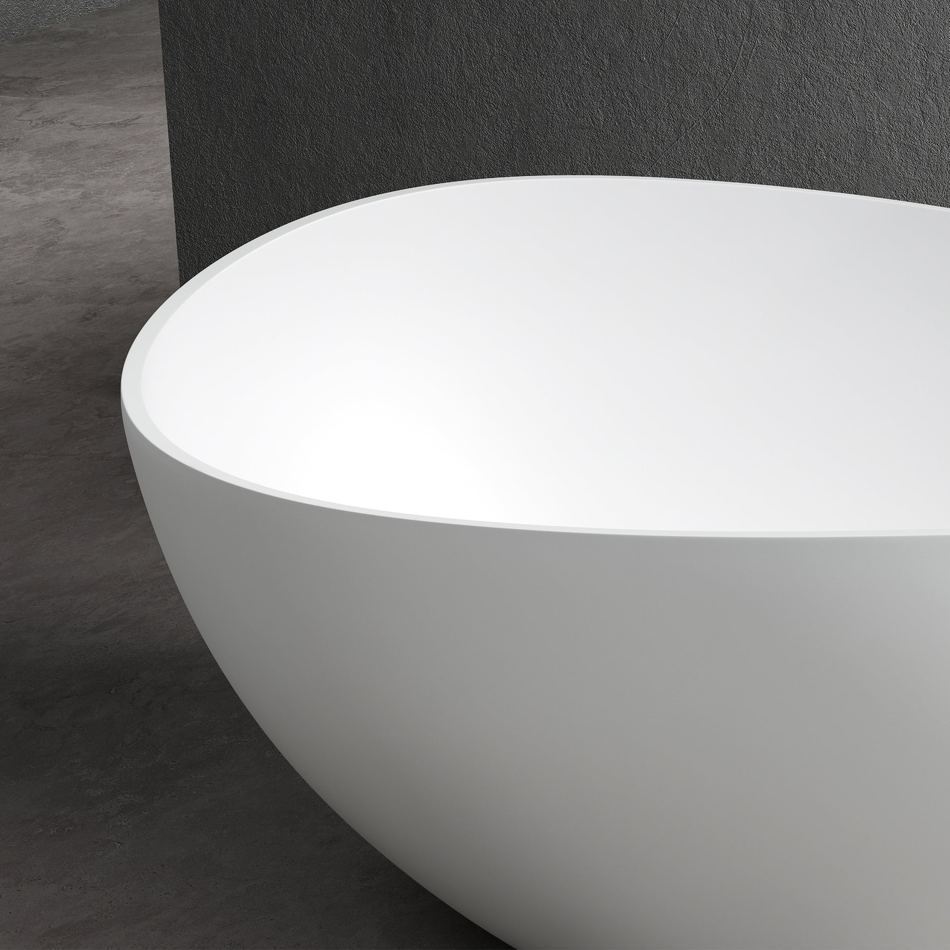 Solid Surface Relaxing Soaking Bathtub by Altair