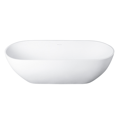 Solid Surface Relaxing Oval Soaking Bathtub by Altair