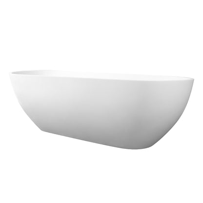 Solid Surface Relaxing Oval Soaking Bathtub by Altair
