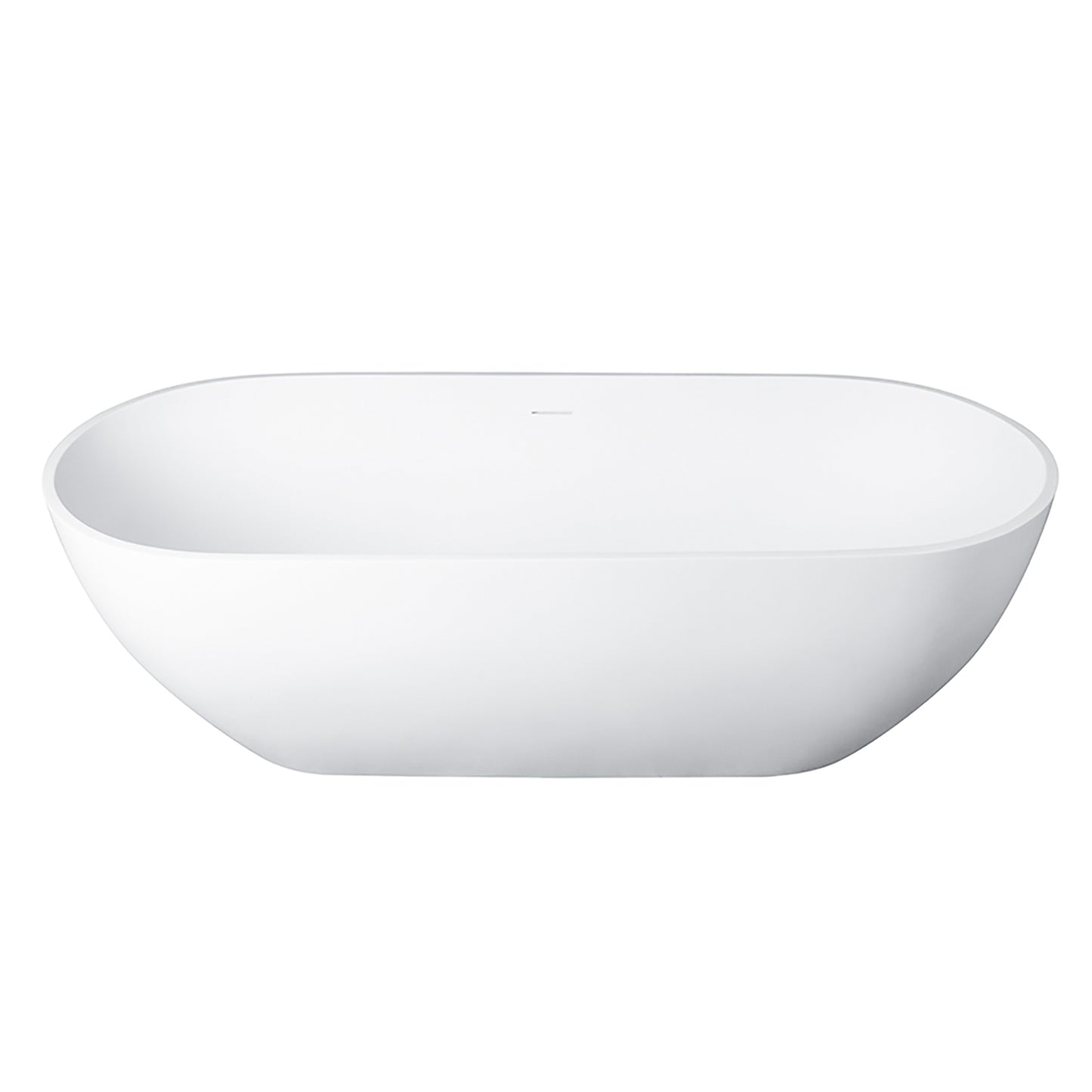Solid Surface Relaxing Oval Soaking Bathtub by Altair