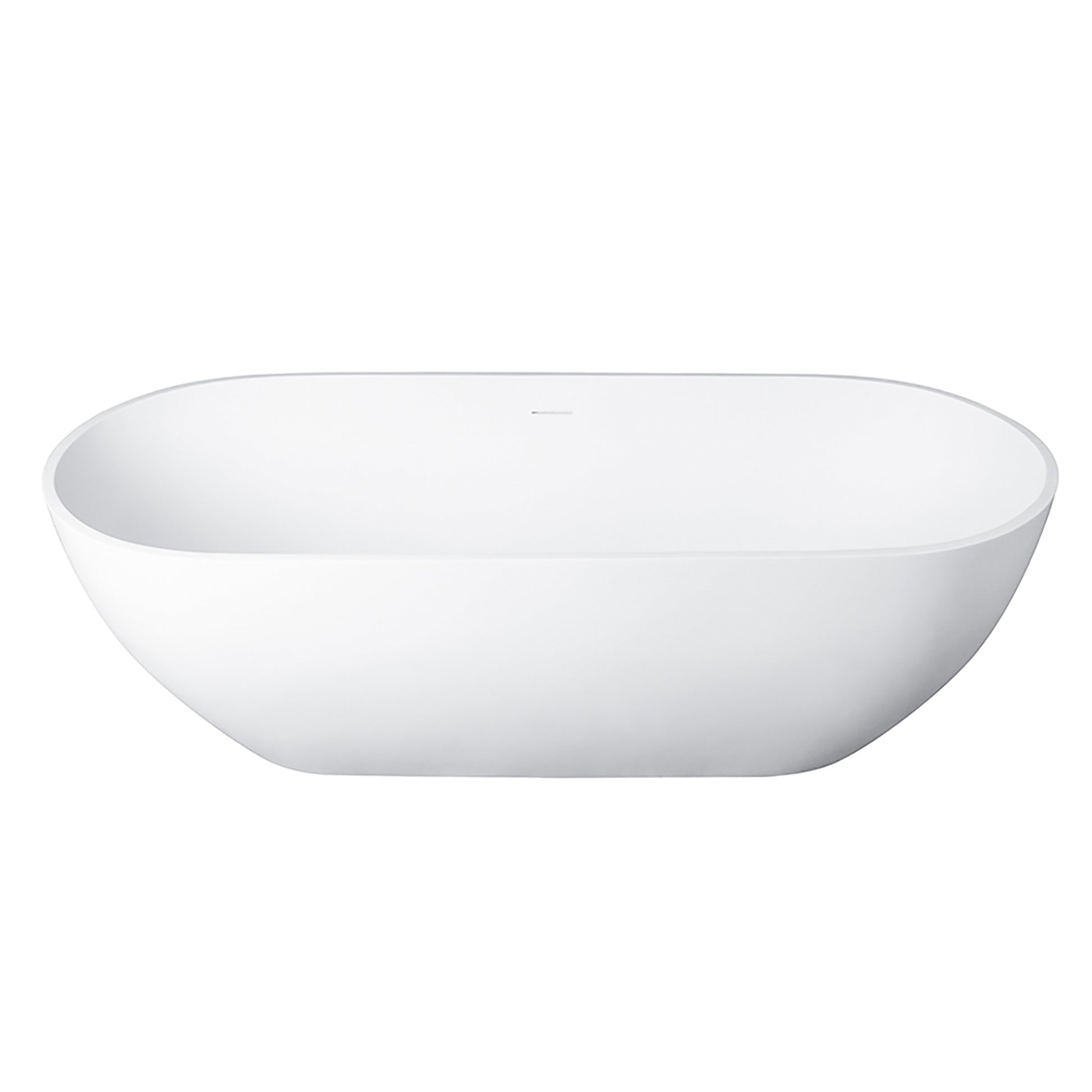 Solid Surface Relaxing Oval Soaking Bathtub by Altair
