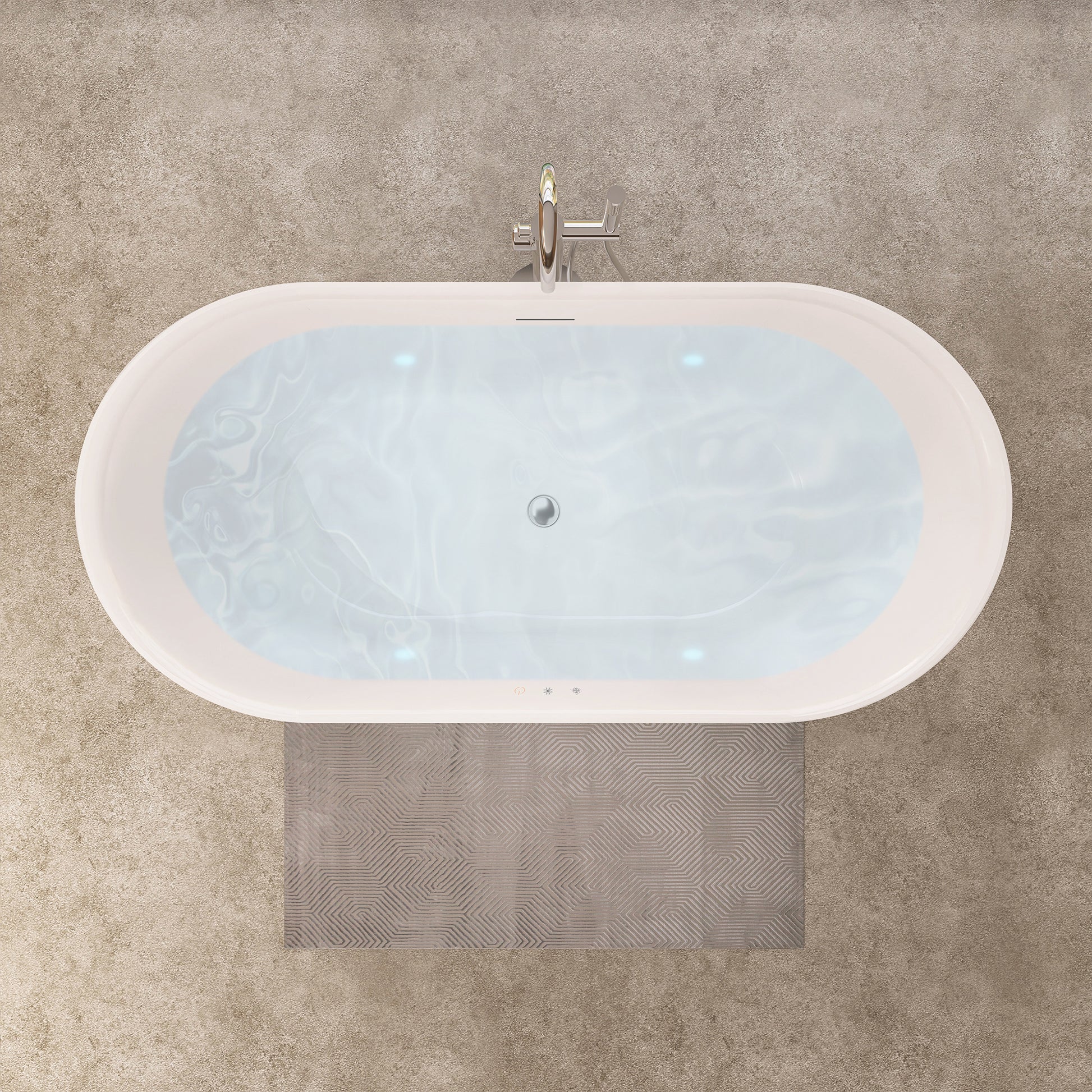 Flatbottom Freestanding Soaking Bathtub by Altair