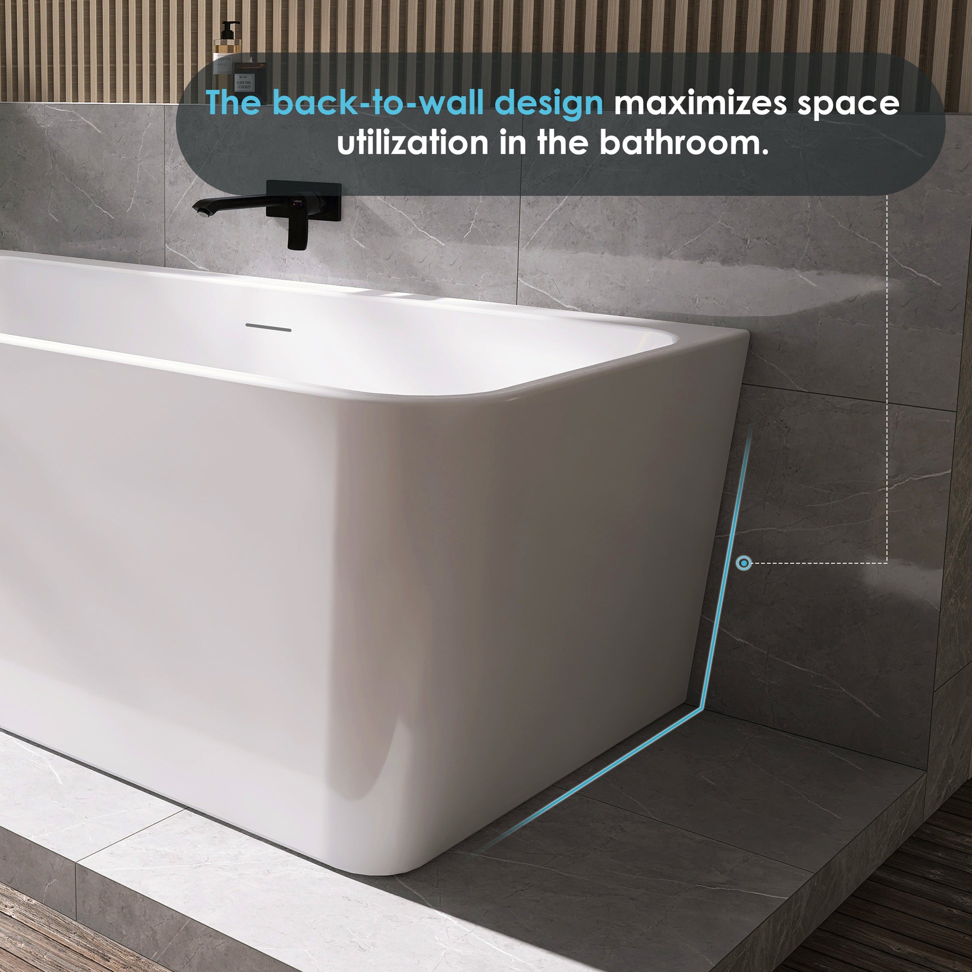 Lilac Flatbottom Freestanding Soaking Bathtub by Altair