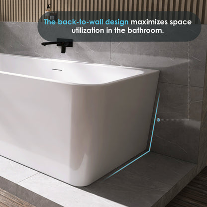 Lilac Flatbottom Freestanding Soaking Bathtub by Altair