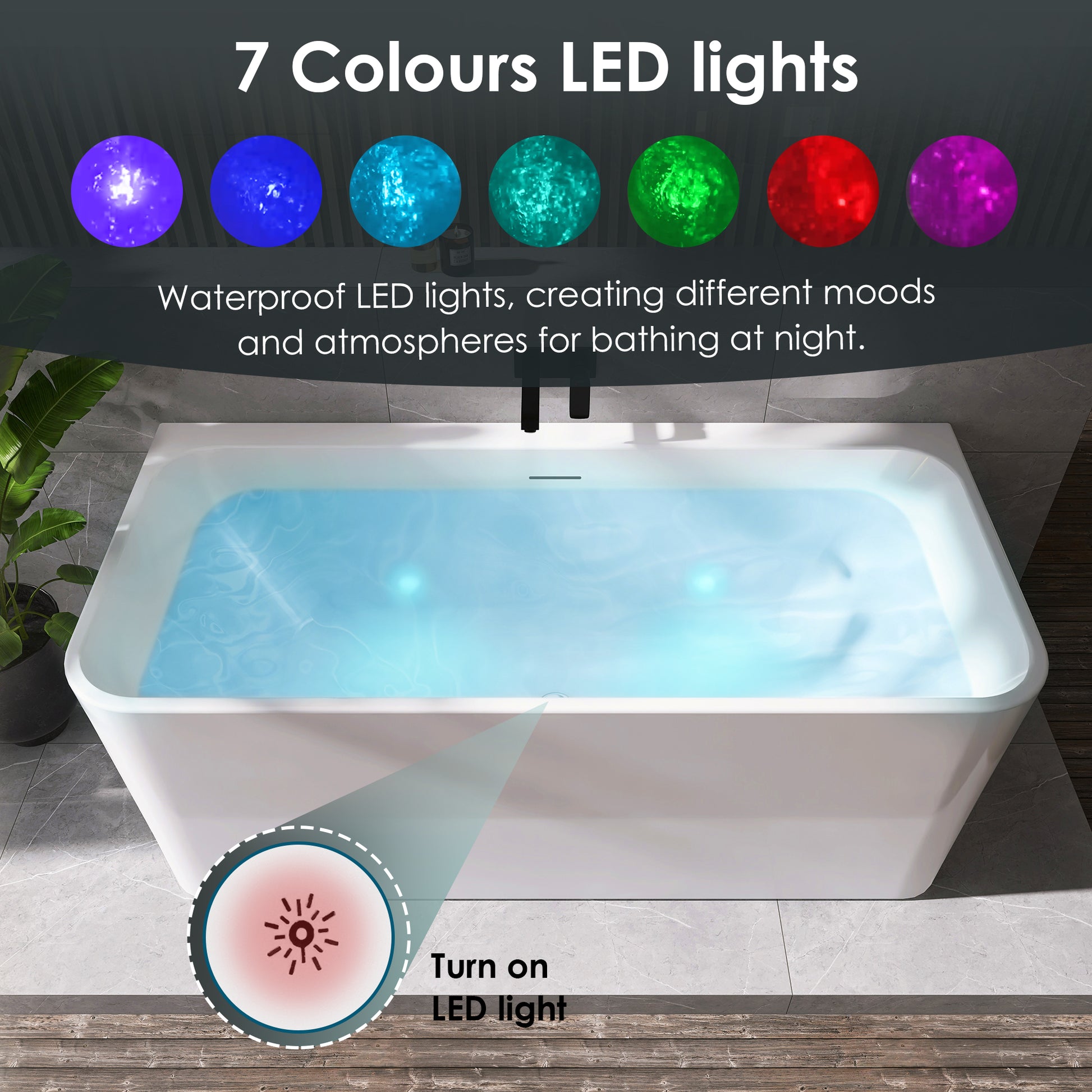Lilac Flatbottom Freestanding Soaking Bathtub by Altair