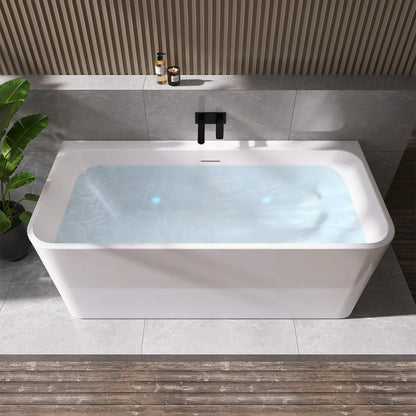 Lilac Flatbottom Freestanding Soaking Bathtub by Altair
