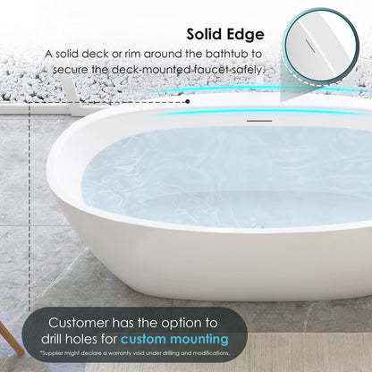 Flatbottom Freestanding Soaking Bathtub by Altair