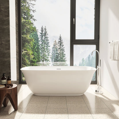 Sleek Minimalist Aesthetic Soaking Bath Tub by Altair