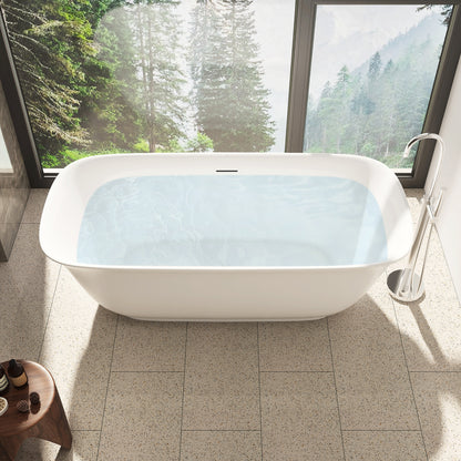 Sleek Minimalist Aesthetic Soaking Bath Tub by Altair