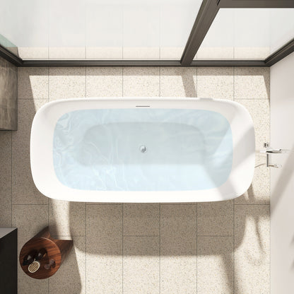 Sleek Minimalist Aesthetic Soaking Bath Tub by Altair