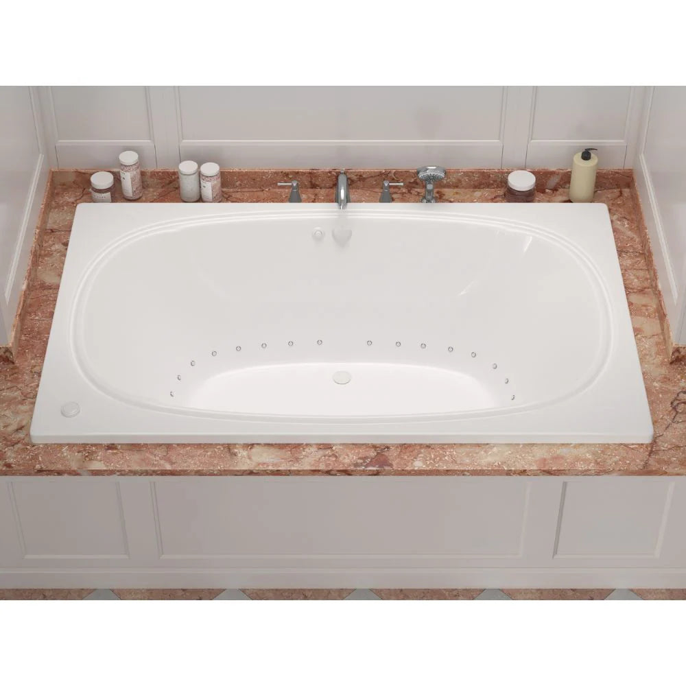 Atlantis Whirlpools Charleston 48 x 78 Rectangular Air Jetted Bathtub