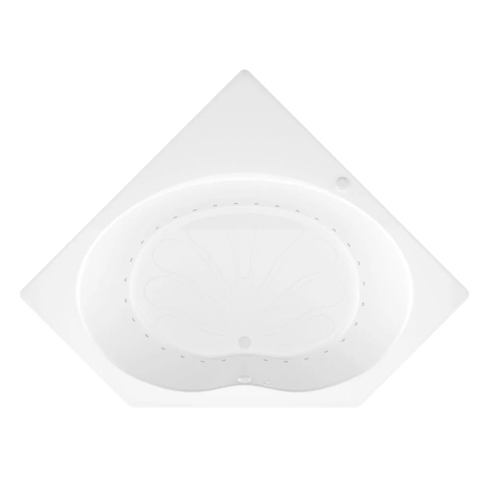 Atlantis Whirlpools Eclipse 60 x 60 Corner Air Jetted Bathtub
