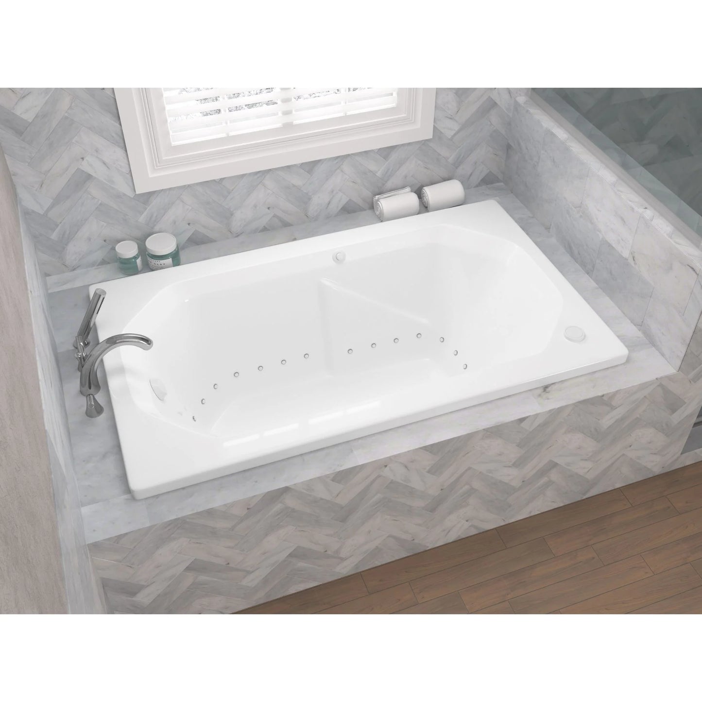 Atlantis Whirlpools Mirage 36 x 60 Rectangular Air Jetted Bathtub