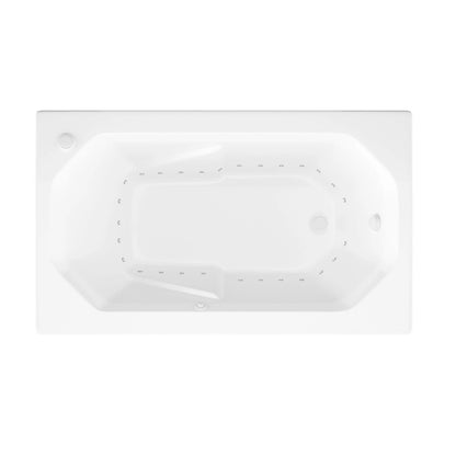 Mirage 36 x 60 Rectangular Air Jetted Bathtub with Reversible Drain