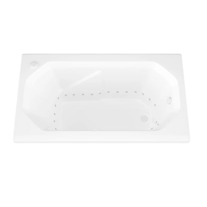 Mirage 36 x 60 Rectangular Air Jetted Bathtub with Reversible Drain