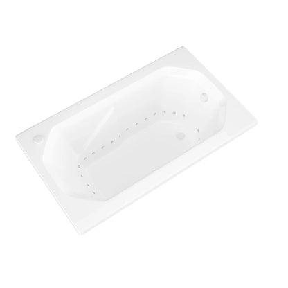 Mirage 36 x 60 Rectangular Air Jetted Bathtub with Reversible Drain