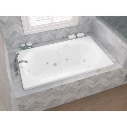 Mirage 36 x 60 Rectangular Air Jetted Bathtub with Reversible Drain