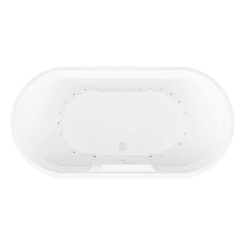 Atlantis Whirlpools Royale 34 x 67 Oval Freestanding Air Jetted Bathtub