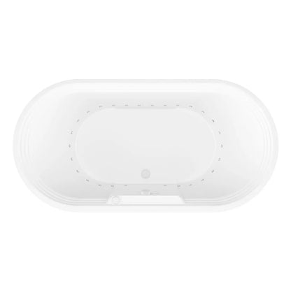 Atlantis Whirlpools Royale 34 x 67 Oval Freestanding Air Jetted Bathtub