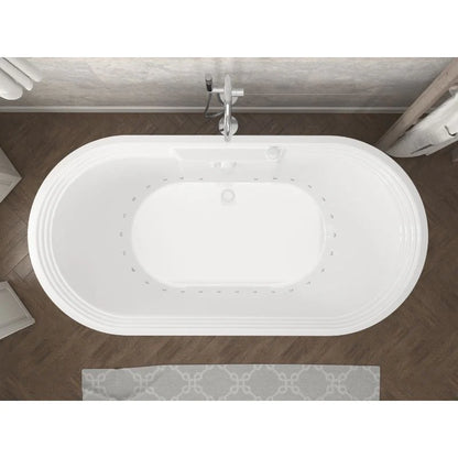 Atlantis Whirlpools Royale 34 x 67 Oval Freestanding Air Jetted Bathtub