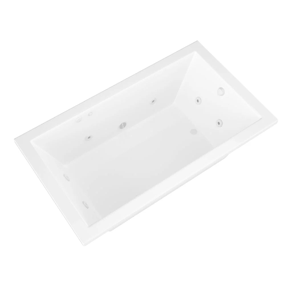 Atlantis Whirlpools Venetian 42 x 72 Rectangular Whirlpool Jetted Bathtub