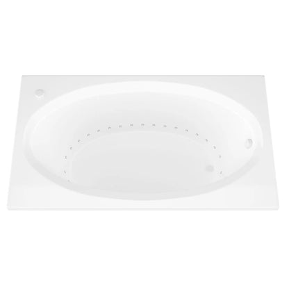 Vogue 42 x 60 Rectangular Air Jetted Bathtub with Reversible Drain