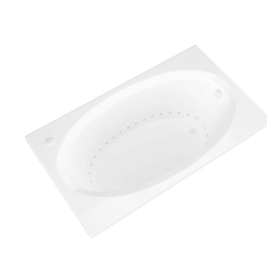 Vogue 42 x 60 Rectangular Air Jetted Bathtub with Reversible Drain