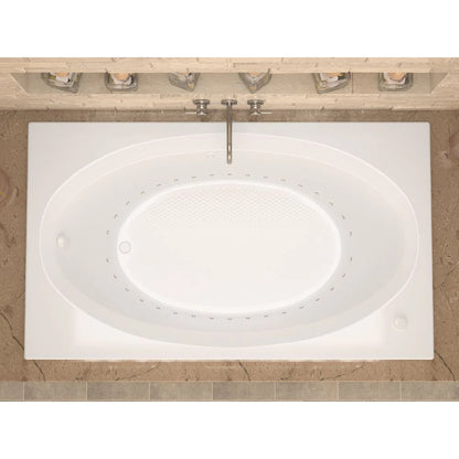 Vogue 42 x 60 Rectangular Air Jetted Bathtub with Reversible Drain