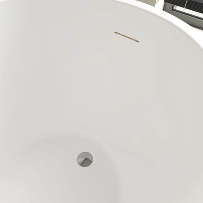 Flatbottom Freestanding Soaking Bathtub by Vanity Art