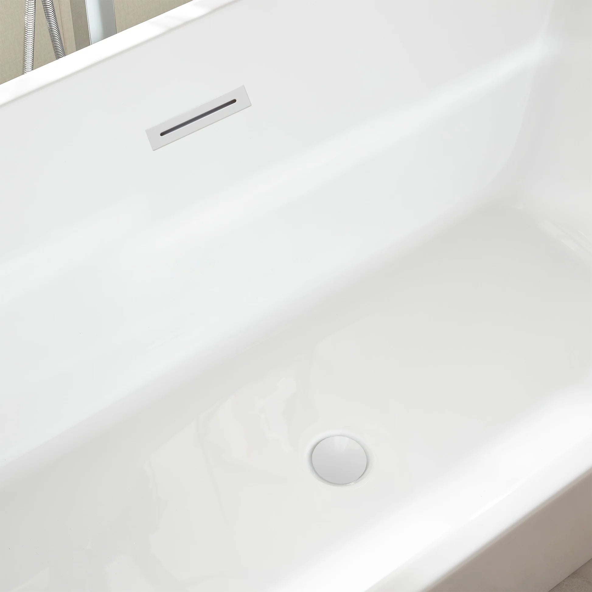 Flatbottom Freestanding Soaking Bathtub by Vanity Art