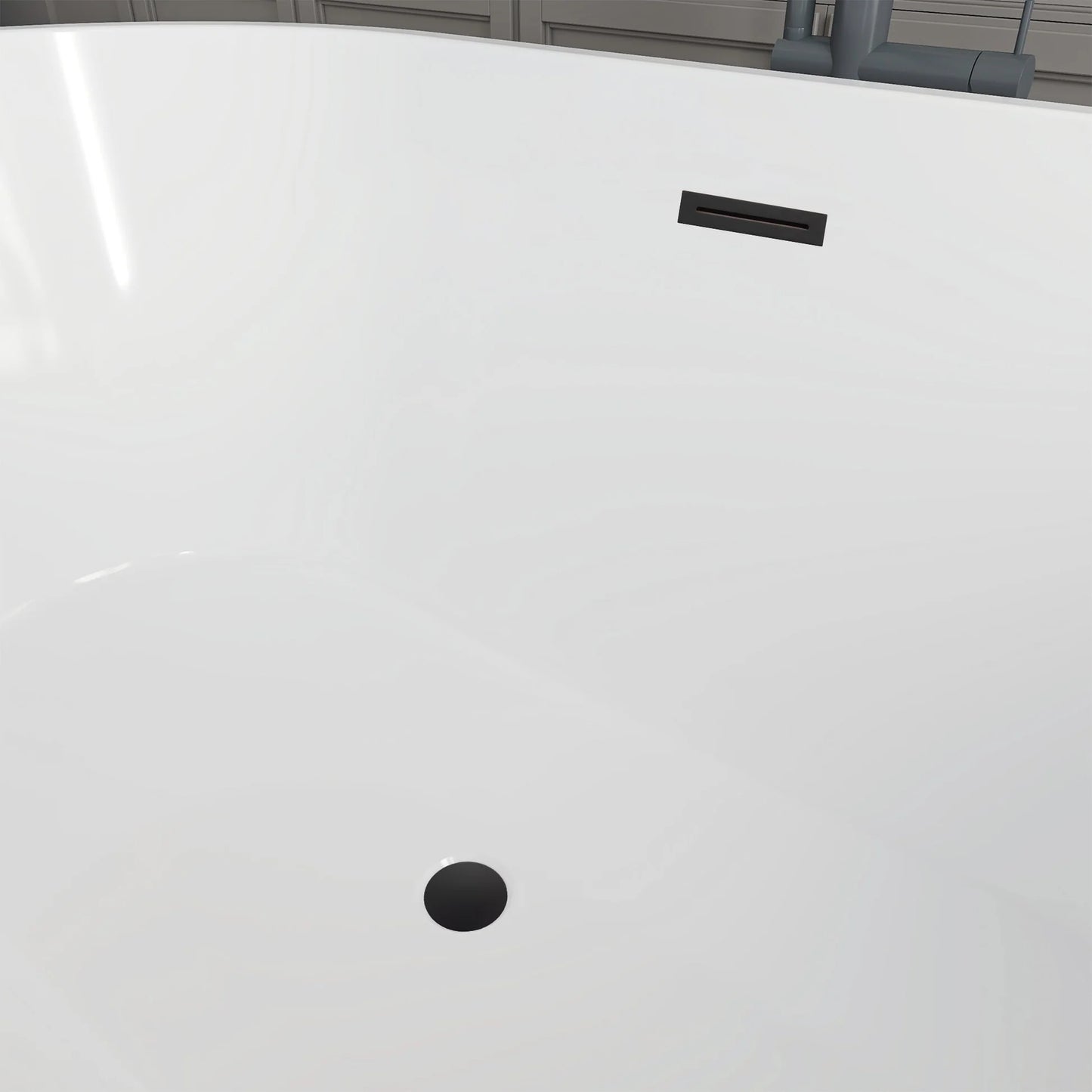 Flatbottom Freestanding Soaking Bathtub