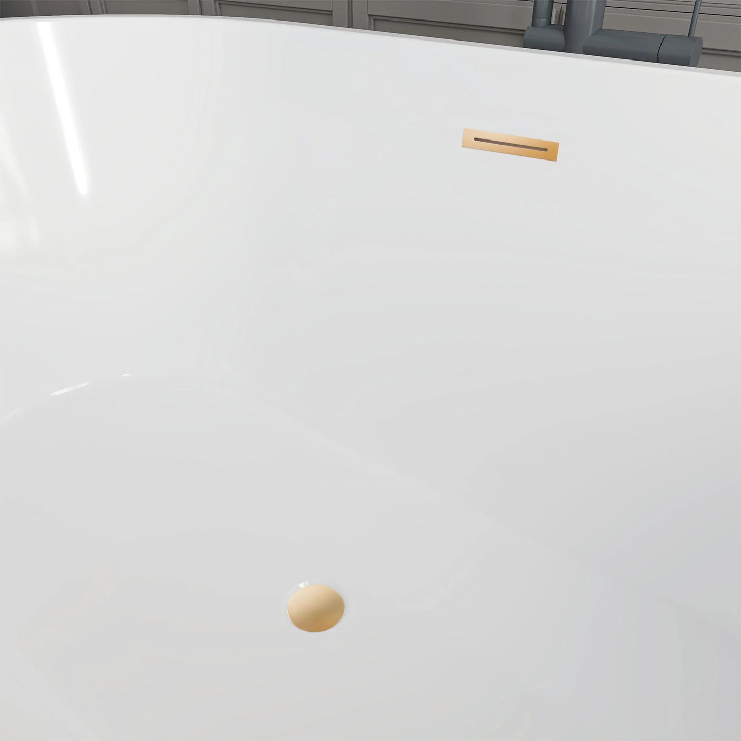 Flatbottom Freestanding Soaking Bathtub