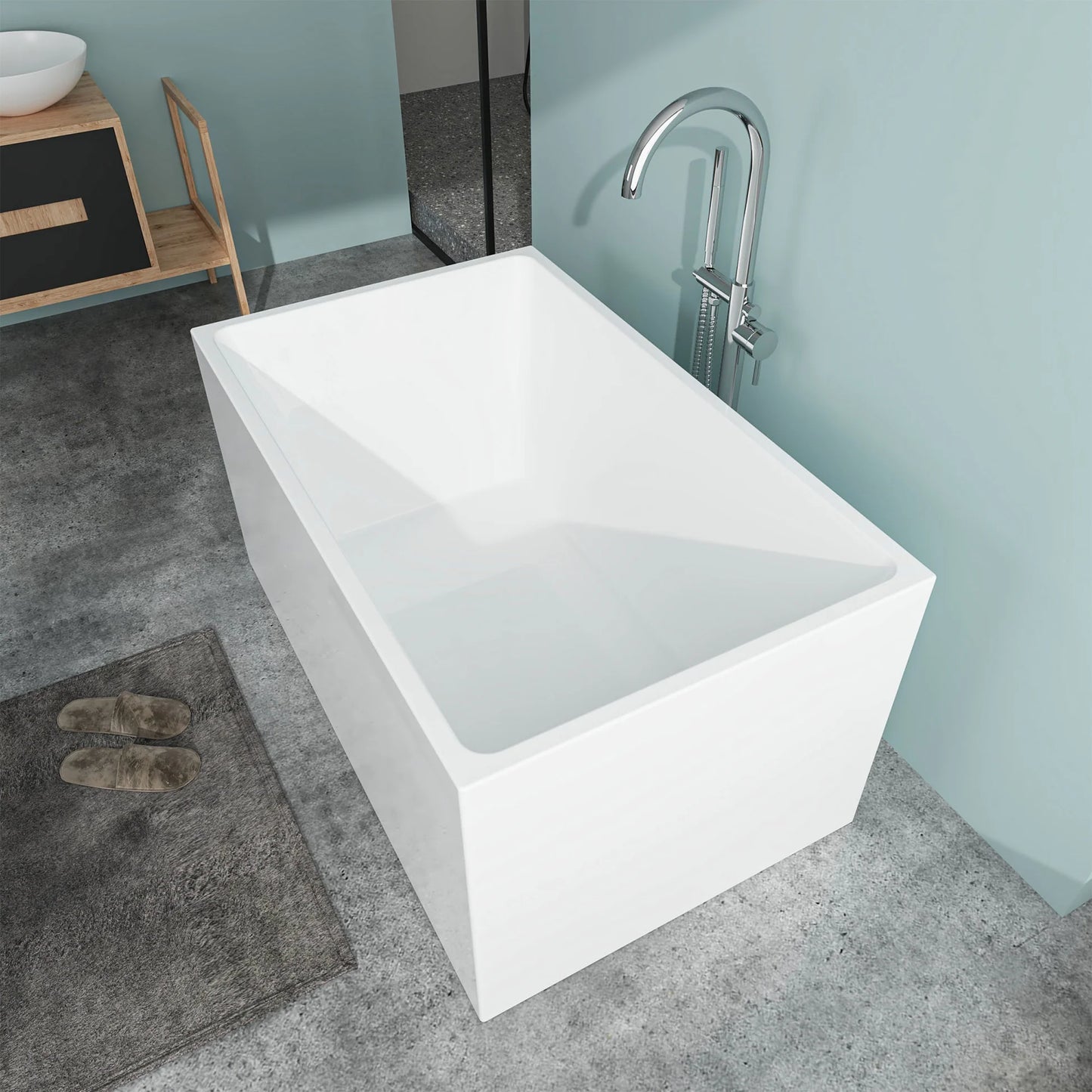Flatbottom Freestanding Soaking Bathtub