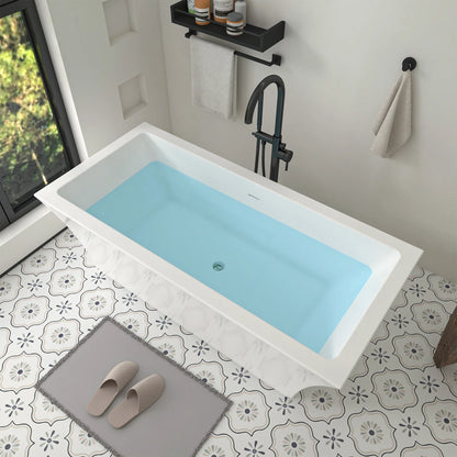 Freestanding Soaking Bathtub with Center Drain Strasbourg by Vanity Art
