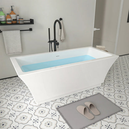 Freestanding Soaking Bathtub with Center Drain Strasbourg by Vanity Art