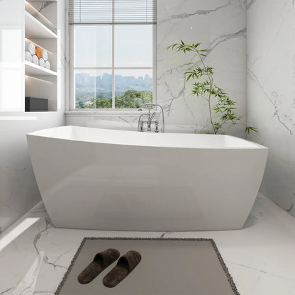 Flatbottom Freestanding Soaking Bathtub