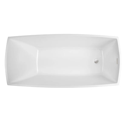 Flatbottom Freestanding Soaking Bathtub