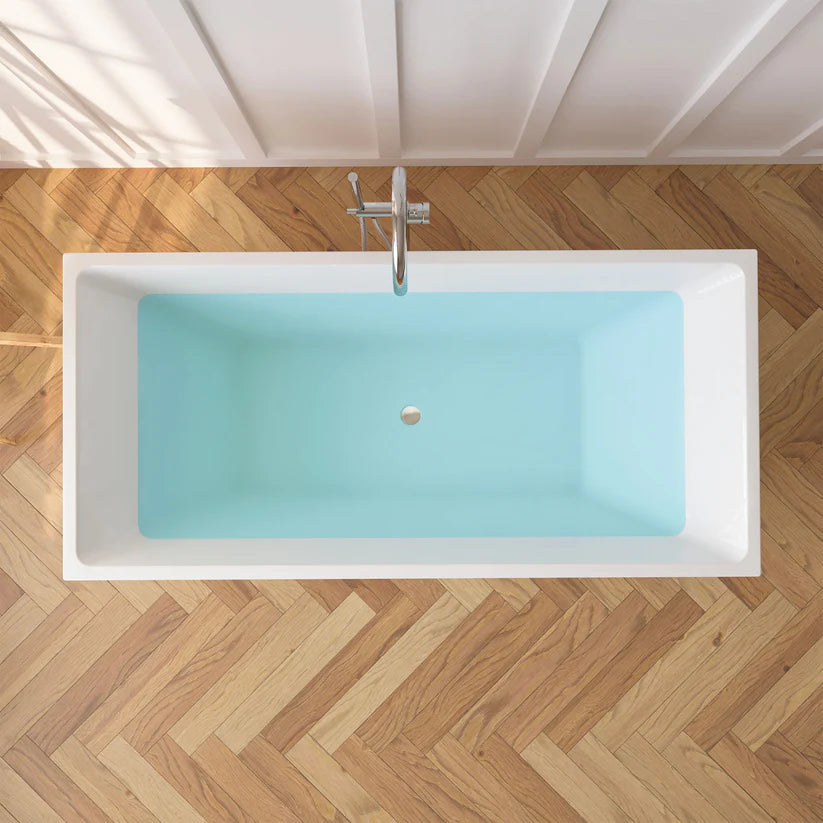 Flatbottom Freestanding Soaking Bathtub by Vanity Art