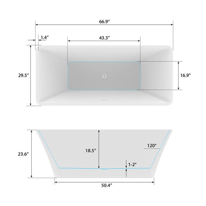 Freestanding Soaking Bathtub