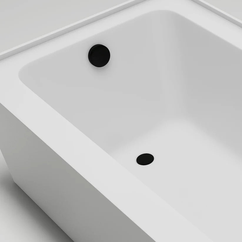 Acrylic Soaking Bathtub with Overflow and Drain LEFT by Vanity Art