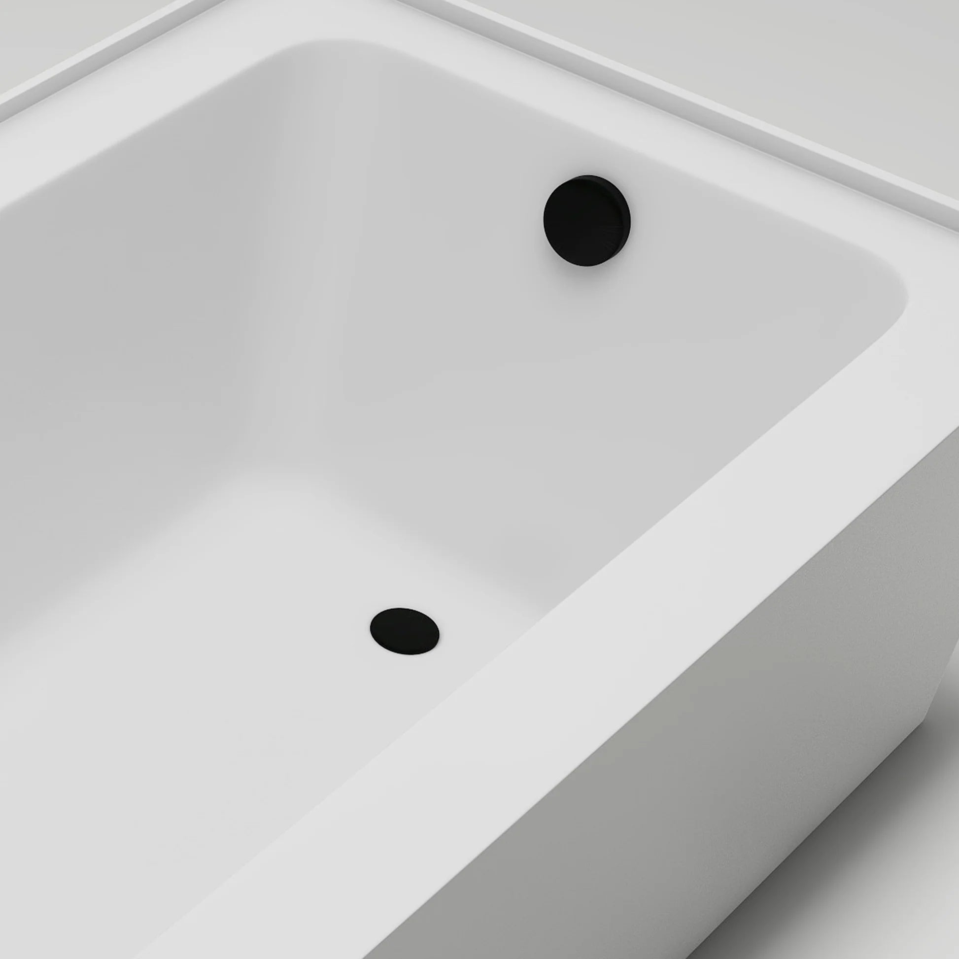 Acrylic Soaking Bathtub with Overflow and Drain RIGHT by Vanity Art