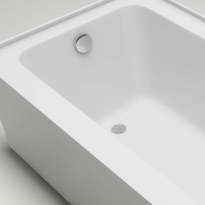 Acrylic Soaking Bathtub with Overflow and Drain LEFT by Vanity Art