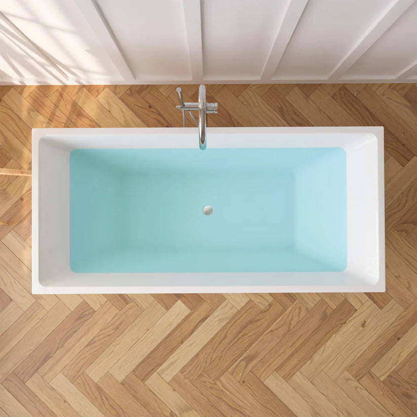Flatbottom Freestanding Soaking Bathtub by Vanity Art