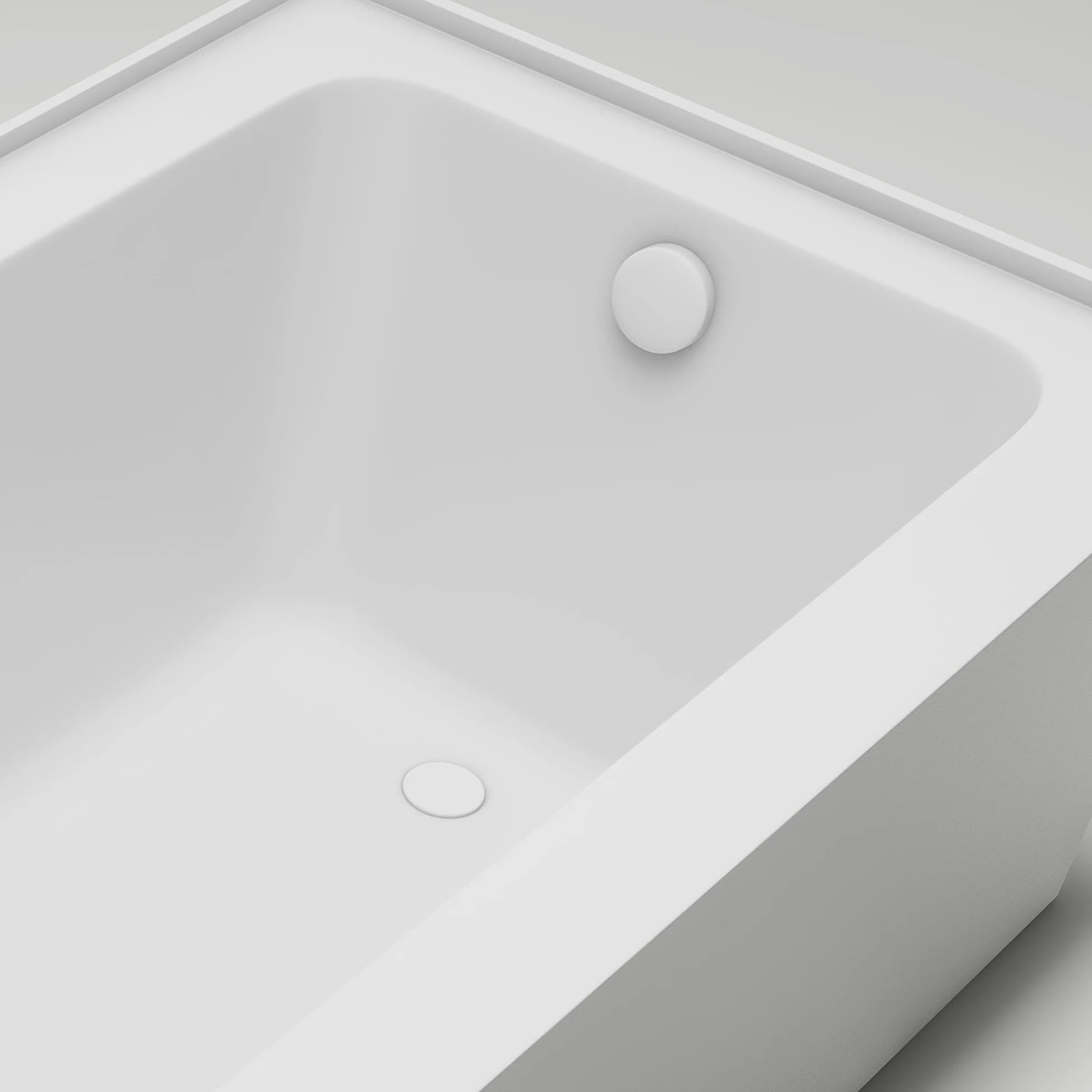 Acrylic Soaking Bathtub with Overflow and Drain RIGHT by Vanity Art