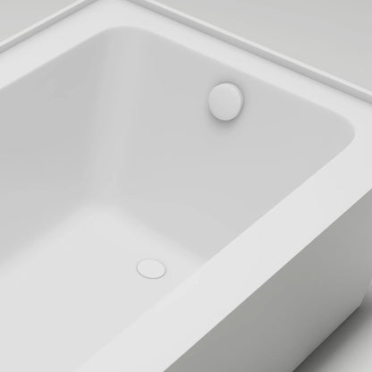 Acrylic Soaking Bathtub with Overflow and Drain RIGHT by Vanity Art