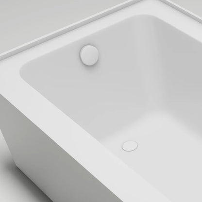 Acrylic Soaking Bathtub with Overflow and Drain LEFT by Vanity Art