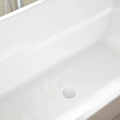 Flatbottom Freestanding Soaking Bathtub by Vanity Art
