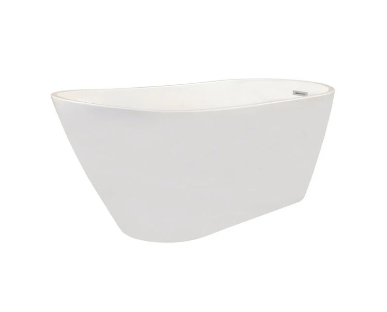 Contemporary Oval Sloped Design Soaking Tub by Altair
